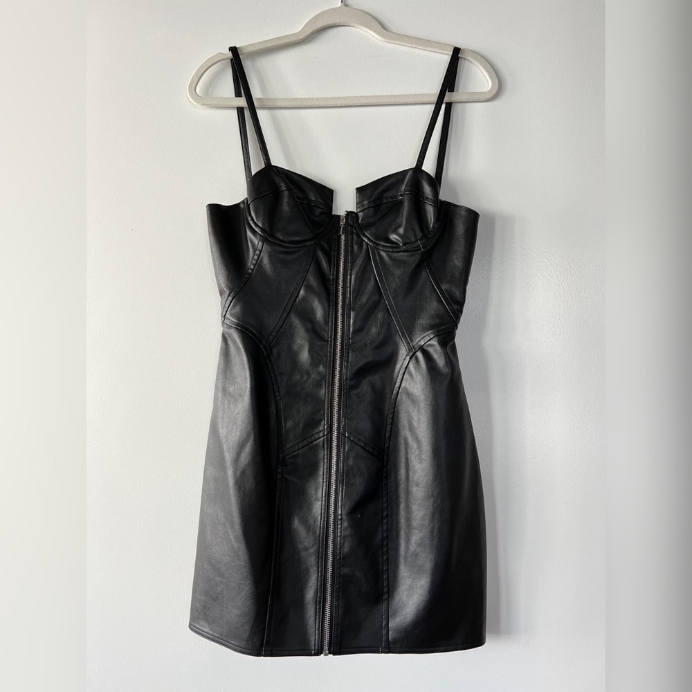 LEATHER DRESS